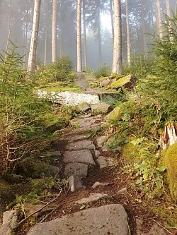 Der Hauptanstieg